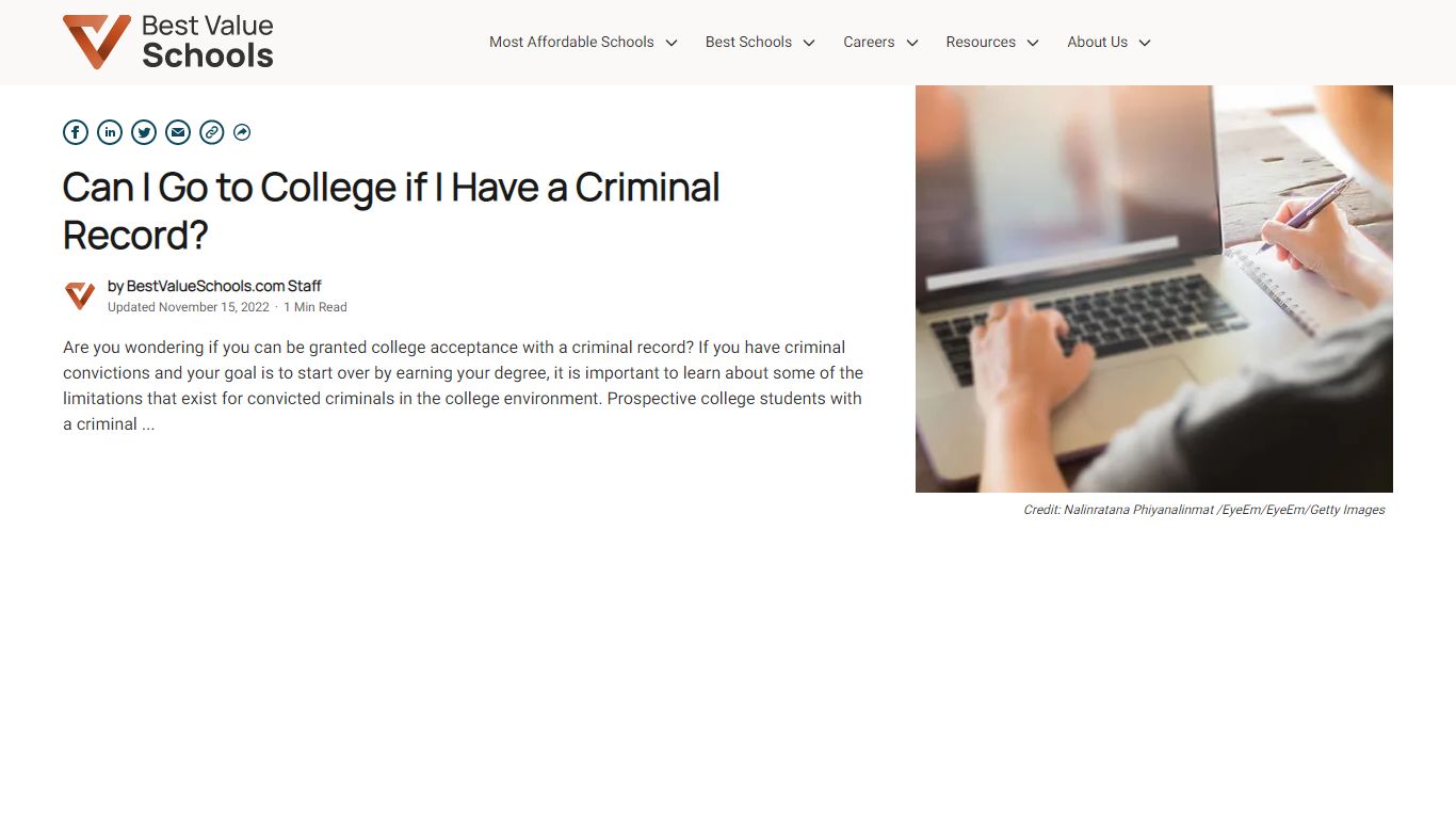 Can I Go to College if I Have a Criminal Record?